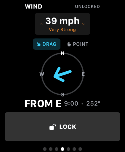 WristDope Wind screen